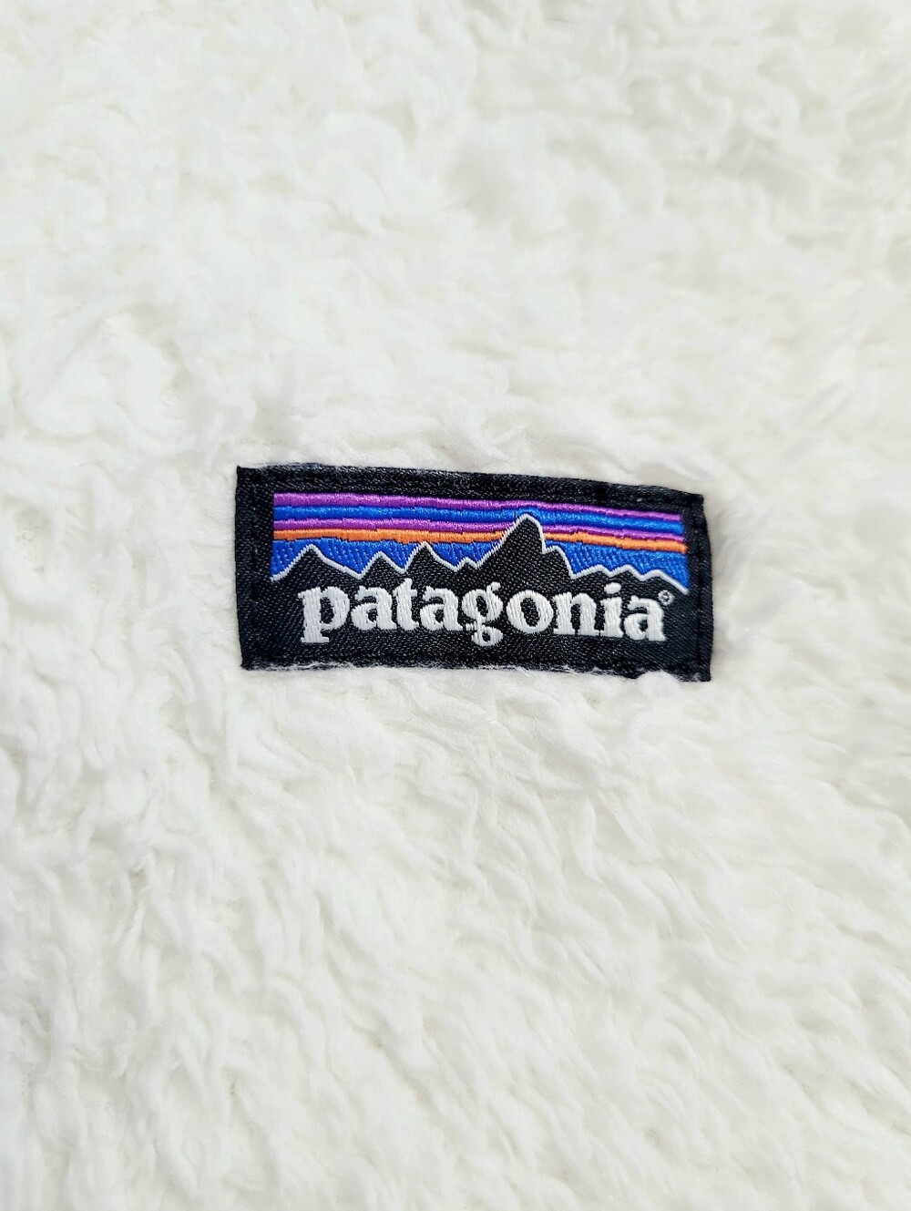 Patagonia Los Gatos Fleece Hoodie Jacket Women's Ivory Full Zip Teddy Sherpa Med - Picture 6 of 13